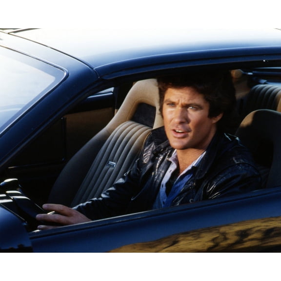 Knight Rider Featuring David Hasselhoff At Wheel Of Kitt 24X36 Classic Hollywood Poster