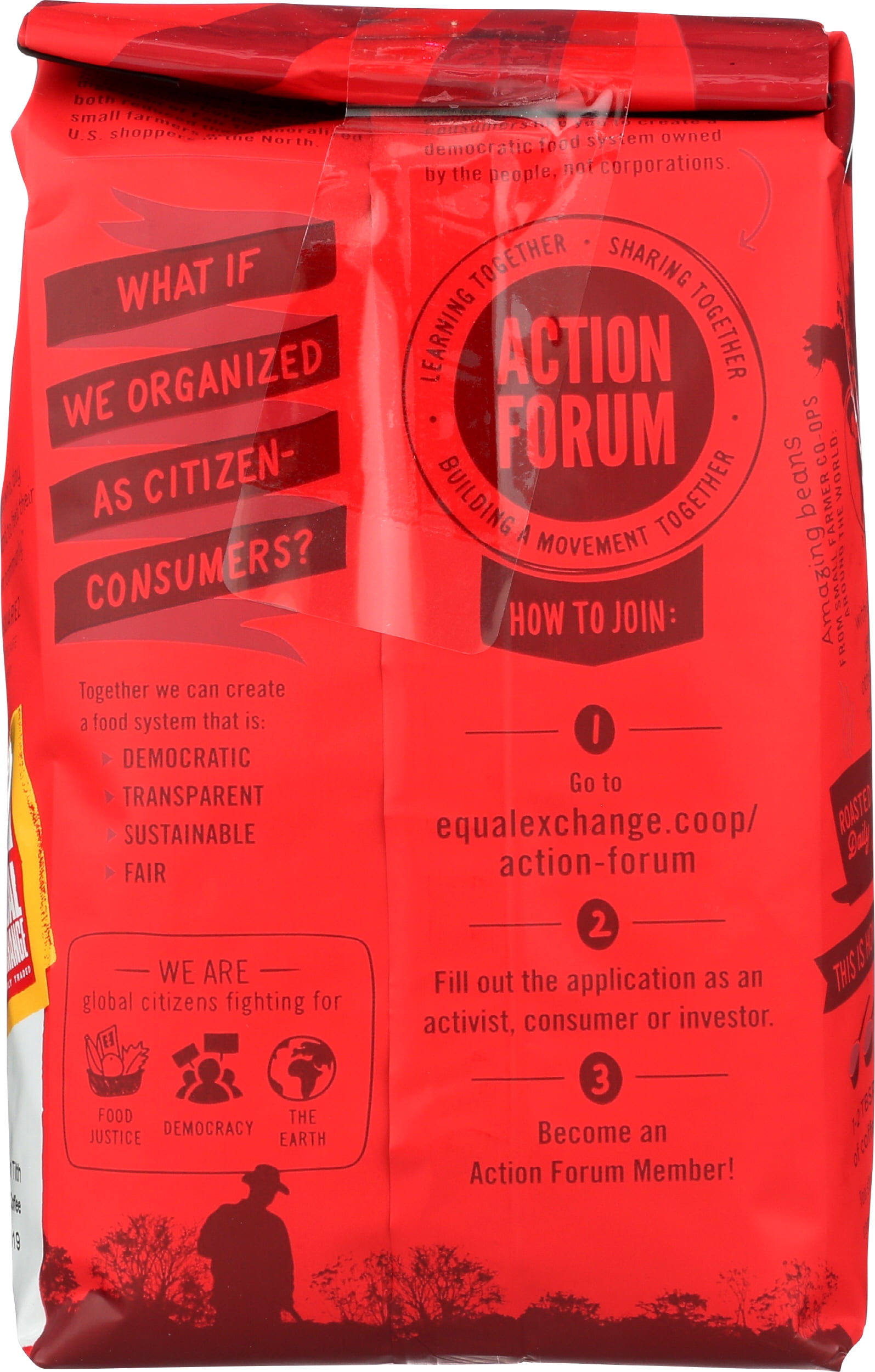 Equal Exchange Organic Mind Body Soul Whole Bean Coffee, 36 Ounce (Pack of 3 x 12oz Bags)