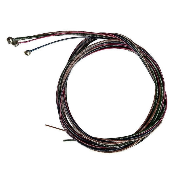 4 String Electric Bass String Set Guitar Bass Strings Colorful Guitar Strings Replacement
