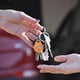thumbnail image 5 of Couple House Keychains Set 2Pcs Silver Alloy for Decoration Key Rings Gift, 5 of 5