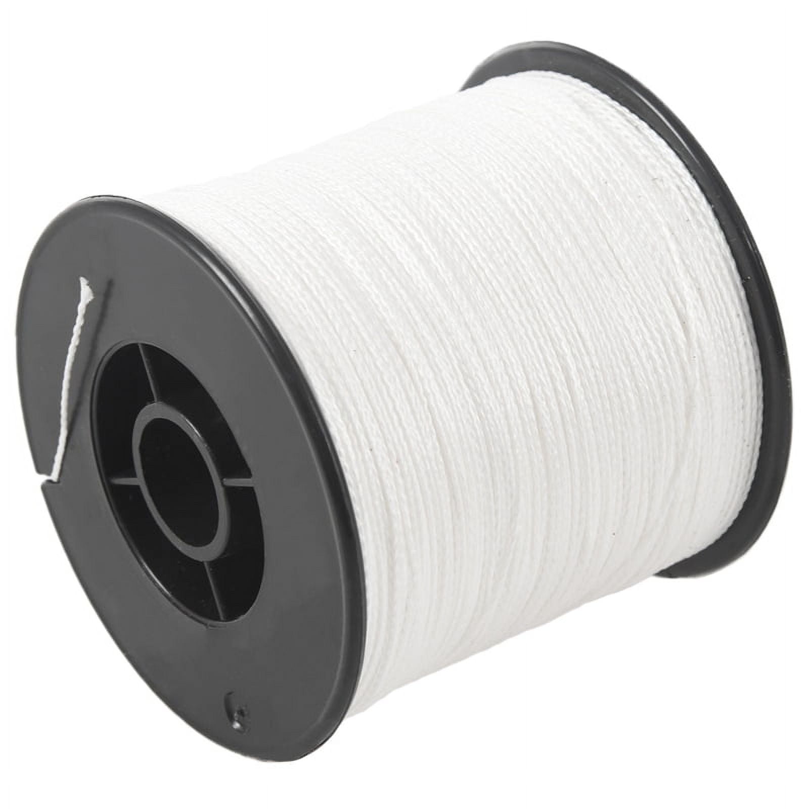 4pcs 500M 100LB 0.5mm Super Strong Braided Fishing Line PE 4 Strands Color:White,4 x Fishing Line,White