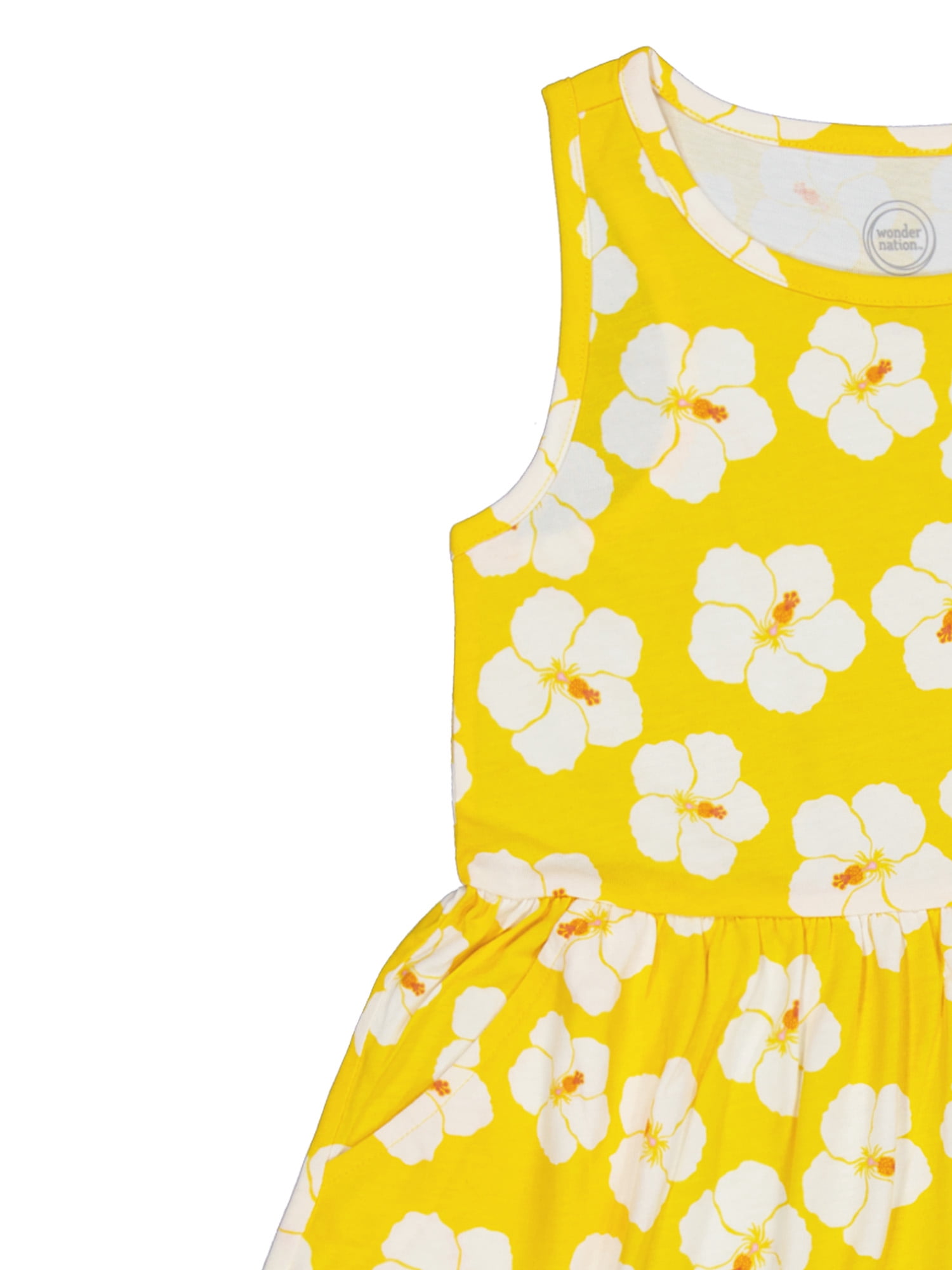 Wonder Nation Girls Tank Play Dress,Sizes XS-XLP