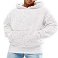 thumbnail image 1 of PENGXIANG Hommes Pull à Capuche en Molleton en Peluche Pull Léger en Viscose Pull Sweatshirt, 1 of 9