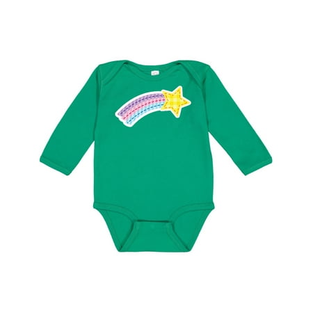

Inktastic Shooting Star Space Gift Baby Boy or Baby Girl Long Sleeve Bodysuit