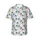 thumbnail image 1 of Fotbe Colorful Hat Snowman Camisa Hawaiana para Hombre Unisex – Camisa Casual de Verano con Botones de Manga Corta de Algodón y Lino,Medium, 1 of 7