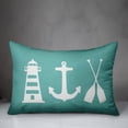 thumbnail image 3 of Creative Products Coastal Icons Teal 14x20 Spun Poly Pillow, 3 of 3