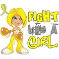 thumbnail image 3 of CafePress - Licensed Fight Like A Girl 42. - Women's Dark Pajamas, 3 of 4