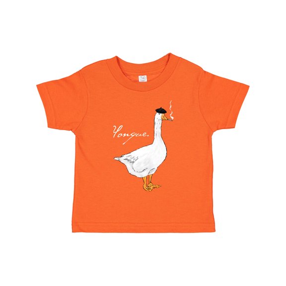 Inktastic French Goose says Honque Boys or Girls Toddler T-Shirt