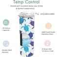 thumbnail image 3 of Sea Turtle Skinny Tumblers with Lids and Straws 20 OZ, Stainless Steel Water Bottle Travel Tumbler Cups, 3 of 6