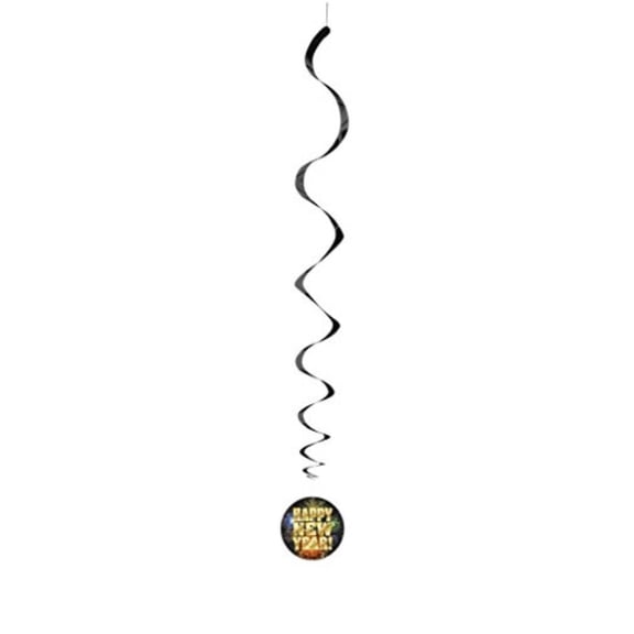 26" Hanging Swirl Fireworks New Year Dec