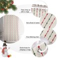 thumbnail image 2 of Christmas Shower Curtains for Bathroom, Waterproof Fabric Bath Curtains Decor, Bath Tub Curtain Farmhouse Xmas Abstract Dots Red Green Stripes Decorative Shower Curtain Sets with 12 Hooks, 72x72 Inch, 2 of 8
