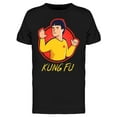 thumbnail image 1 of Kung Fu Mascot  T-Shirt Men -Image by Shutterstock, Male Large, 1 of 2