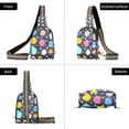 thumbnail image 3 of Polka Dots Crossbody Bags Fanny Pack Sling Bag for Travel Chest Bag Shoulder Bag for Women Trendy, 3 of 7