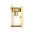 thumbnail image 3 of 21771-12-Livex Lighting-Utrecht - 10 One Light Outdoor Wall Lantern Satin Brass Finish with Clear, 3 of 11