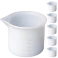 thumbnail image 1 of 6Pcs Silicone Measuring Cups Silicone Measuring Holders Scaled Cups Epoxy Mixing Cups, 1 of 3