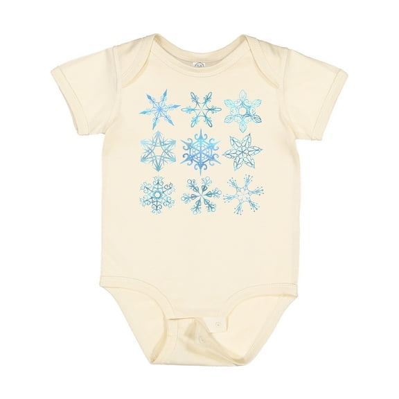 Inktastic Winter Snowflakes Boys or Girls Baby Bodysuit