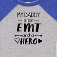 thumbnail image 4 of Inktastic My Daddy is an EMT and a Hero Boys or Girls Baby Bodysuit, 4 of 5