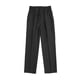 thumbnail image 1 of Pantalones largos para niños, de color liso, con cintura ajustable, con pliegues y bolsillo, informales, deportivos, de poliéster., 1 of 4