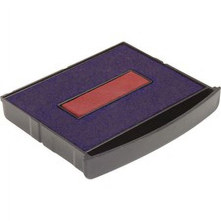 Xstamper Classix Self-inking Replacement Pad - 1 Each - Red, Blue Ink - Red, Blue | Bundle of 5