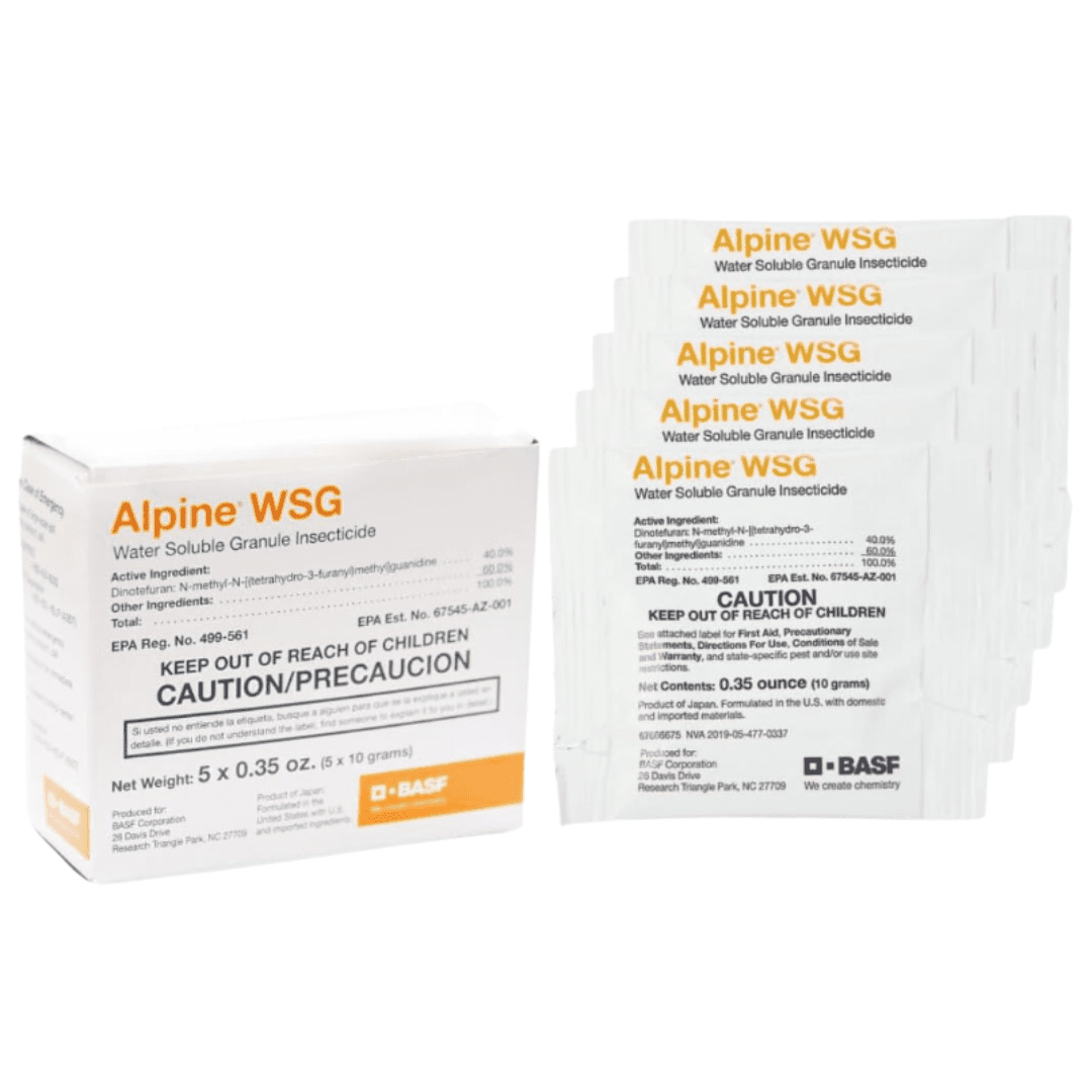 Alpine WSG Water-Soluble Granule Insecticide (Dinotefuran 40%) – Powerful, Odorless Indoor/Outdoor Pest Control | Premium USA Supply Gloves for Safe Eradication | USA Supply Pest ID Card