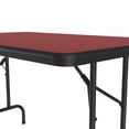 thumbnail image 4 of Correll Cf3048Px-35 .75 Inch High-Pressure Top Folding Tables - Fixed Height - Red, 4 of 4