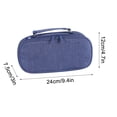 thumbnail image 2 of Ohmyroo High-Capacity 3-Pocket Stationery Pouch with Secure Zippers, 2 of 5
