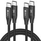 thumbnail image 1 of Cable USB C a USB C 60W Nylon Tejido Carga Rápida 2M para iP16/15 Galaxy S25/A05 Xiaomi Pocoswitch, 1 of 8