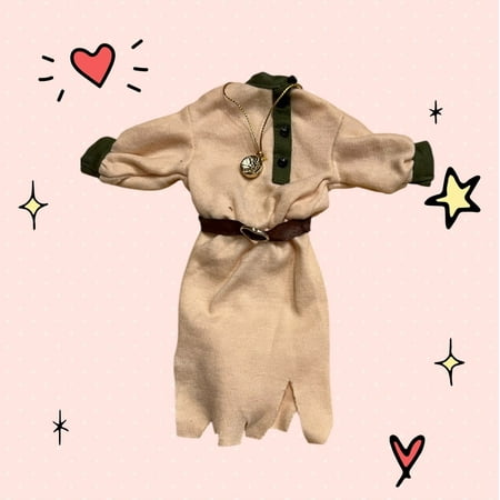 Lol Surprise Doll OMG Bratz Doll Brown Dress W Necklace Black Trim