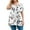 Light Gray, variant on TQWQT Plus Size T Shirts for Women Loose Fit Going Out Shirts Crewneck Short Sleeve Floral Print Blouses Summer Casual Tunic Tops White 2XL