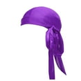 thumbnail image 2 of Miqool Silky Durag for Men Women, Satin Du-rag Headwrap Turban with Long Tail and Adjustable Wide Straps for All Hair Types, 2 of 3