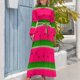 thumbnail image 3 of Vestido largo de sandía Vestido de verano para mujer 2024 Vestido elegante con vendaje, 3 of 4