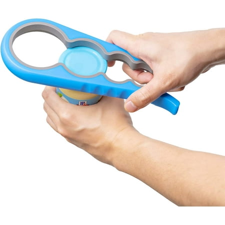 Anti-skid Jar Opener Jar Lid Remover Rubber Can Opener Kitchen Grippers To Remove Stubborn Lids, Caps and Bottles Great Kitchen Gadgets For Small Hands or Seniors（Blue）