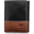 thumbnail image 1 of Cartera Timberland Trifold de piel para hombre, color negro/marrón, 1 of 3