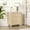Champagne, variant on Christopher Knight Home 3-Drawer Nightstand, Bedside Table with Golden Handles & Gourd Legs, Dark Gray
