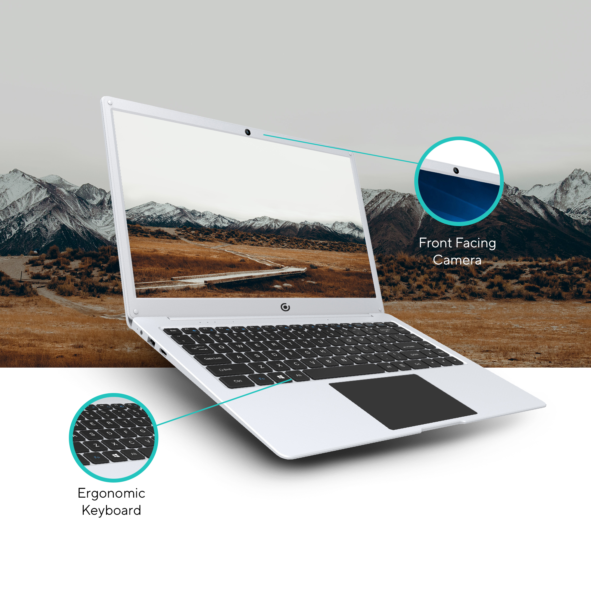 Core Innovations 14" FHD Laptop N3350 4GB 64GB eMMC Windows 10 S Silver CLT136401SL - image 4 of 8