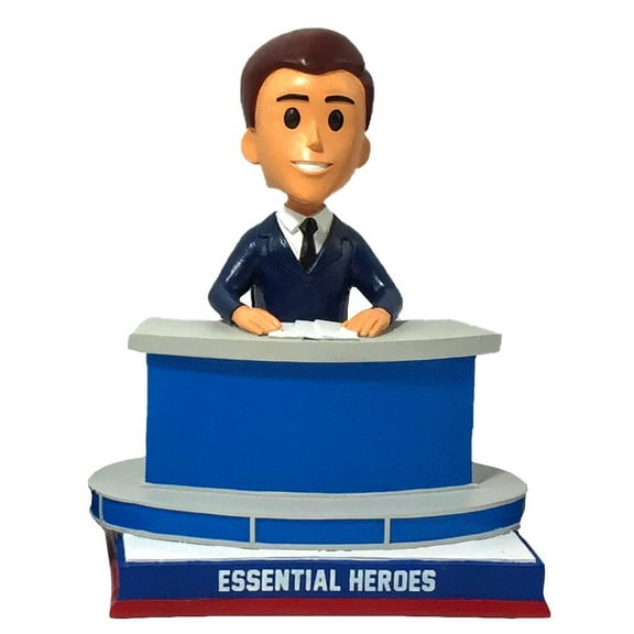 TV Anchor Essential Heroes Bobblehead Male Light Skin Tone
