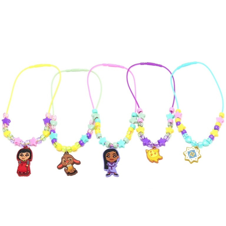 Disney Wish DIY Necklace Activity Set with Charms Beads Kids Ages 3 Walmart