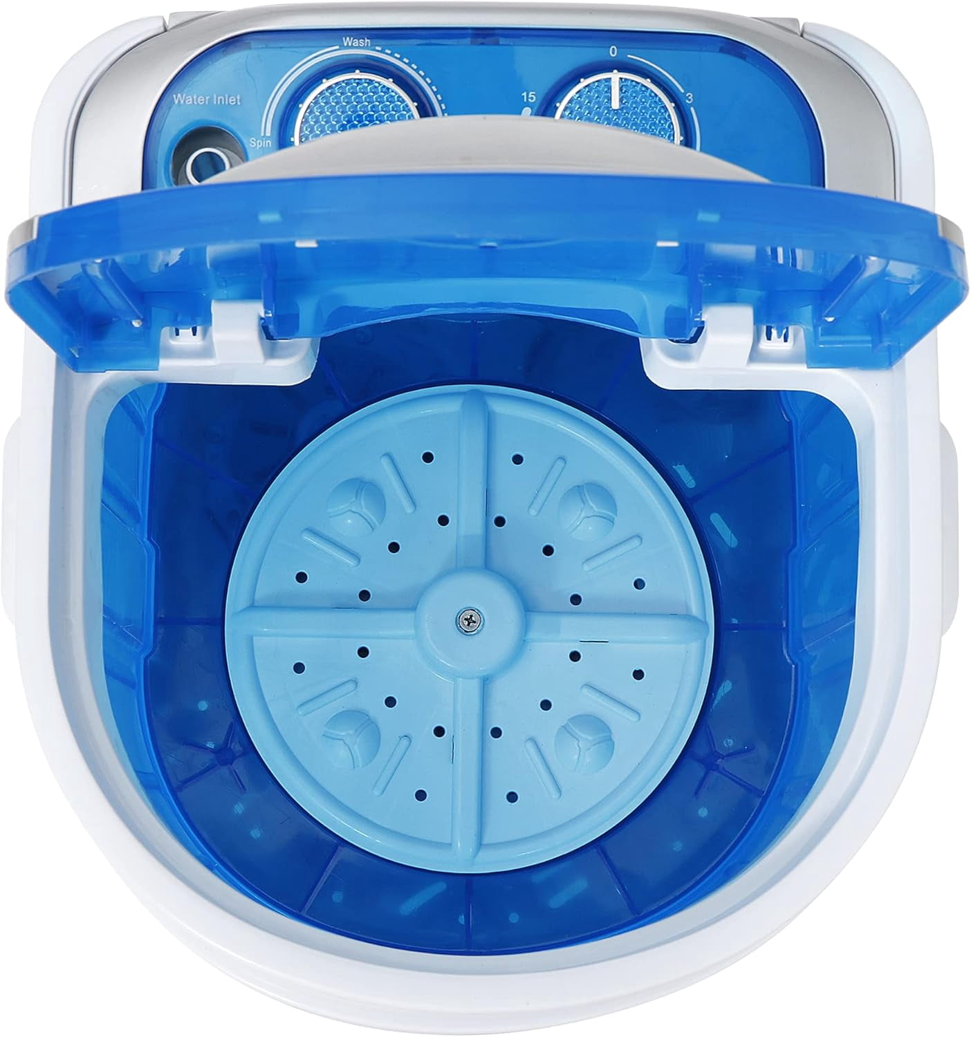 LEMY Portable Washing Machine, 5.7 lbs Capacity Mini Compact Spinner Washer Cloth Laundry for Apartments, Dormitories, RV, Camping