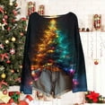 thumbnail image 4 of Neewe Sweatshirts for Women Crewneck Christmas Long Sleeve Loose Fit Knitting Cotton Tops Fashion 2025, 4 of 5
