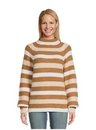 Funnel-neck cable-knit sweater, Contemporaine, Shop Women's Turtlenecks  and Mock Necks
