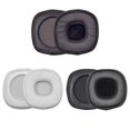thumbnail image 5 of Almohadillas de cuero Pu, orejeras de espuma, almohadillas para los oídos con repuesto para auriculares Major Iii 3, color marrón, 5 of 5