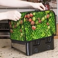 thumbnail image 7 of Kdxio Cactus And Succulents Print Toaster Cover Bread Machine Cover Fits for Most Standard 2 Slice Toasters,Keep Toaster Free From Dust And Fingerprint Oven Dustproof Cover, 7 of 7