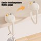 thumbnail image 5 of Ganfancp Libro Bolsa Ganchos Cute Forma Ganchos Escritorio Lado No Punch Bolsa Colgante Dioses Estudiante Escritorio Especial Puede Colgar Sombreros Bolsas Rebajas Flash Deals 1X Gancho, 5 of 6
