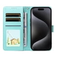 thumbnail image 2 of Funda Cartera GANGXUN con Diseño de Perrito en Relieve para iPhone 16 Pro , Protección 360° con Ranuras y Correa Desmontable, 2 of 6