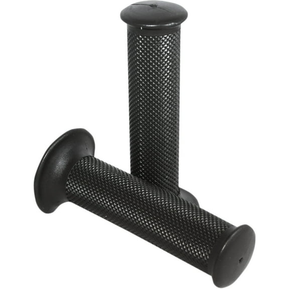 Domino Dakar Full Diamond Closed End Twist Throttle Black Grips (1124.82.40.06-1)