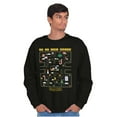 thumbnail image 4 of PACMAN Christmas Maze Video Game Sweatshirt for Men or Women Brisco Brands S, 4 of 6