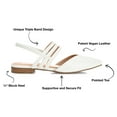 thumbnail image 6 of Journee Collection Womens Brinney Ballet Pointed Toe Pull On Flats, 6 of 6