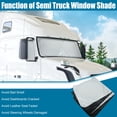 thumbnail image 5 of Unique Bargains Semi-Truck Sunshade for Windshield and Side Window Full Covered, 5 of 7