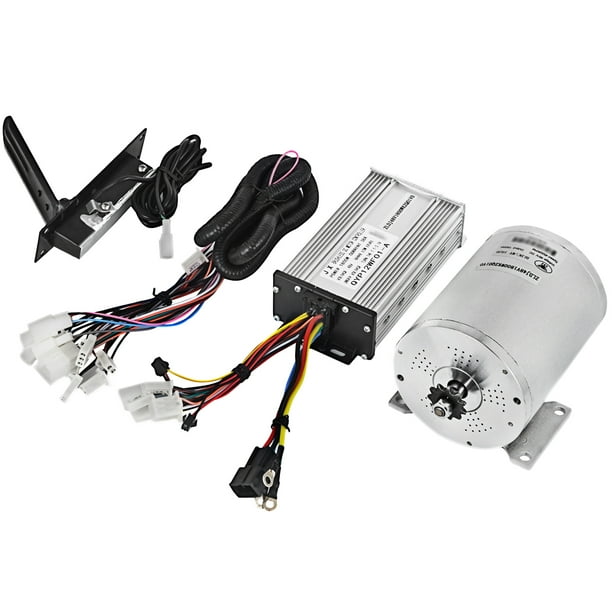 VEVOR 1800W 48V Electric Brushless DC Motor Kit High Speed Brushless Motor with 38A Speed