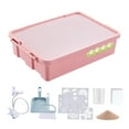 thumbnail image 3 of lionlar Sand Painting Light Box Adjustable Brightness Light Table for Kids for Classroom Pink Advanced, 3 of 9